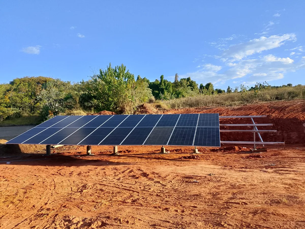 Instalação solar Skalle em Nova Resende — Agronegócio