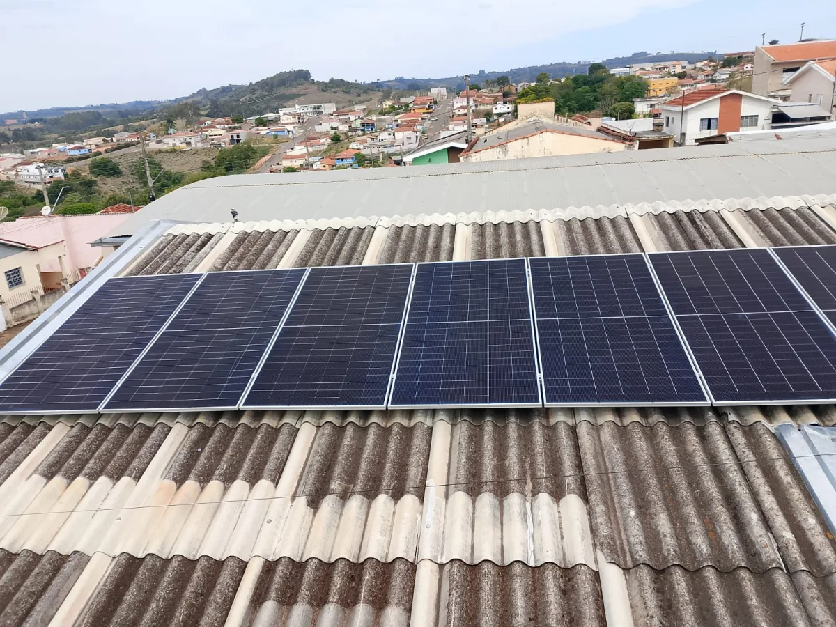 Instalação solar Skalle — Empresário, Guaxupé
