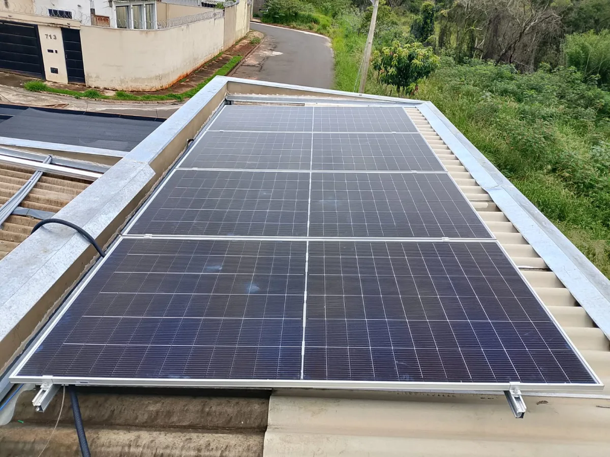 Instalação solar Skalle — Comerciante, Alfenas